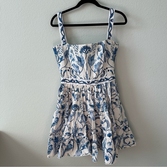 AGUA BY AGUA BENDITA Lima Mini Floral Dress SZ L - Picture 4 of 15